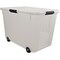 Advantus Mobile & Stackable Storage Tote W/ Lid, 15 gal, 15-4/5 in L x 23-4/5 in W x 15-4/5 in H, Clear AVT34009 - alternate 4